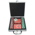 100 Piece Poker Chip Set in Aluminum Case